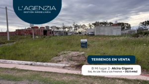Lote en venta alcira gigena